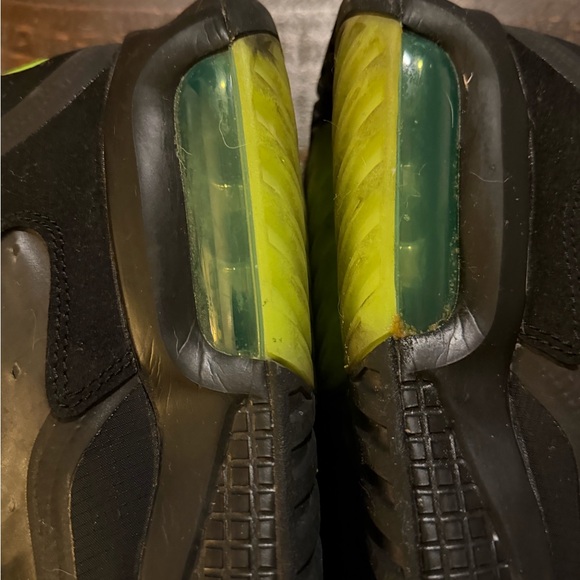 Jordan Air Max 200 Black & Electric Green Size 9.5M - Picture 8 of 12
